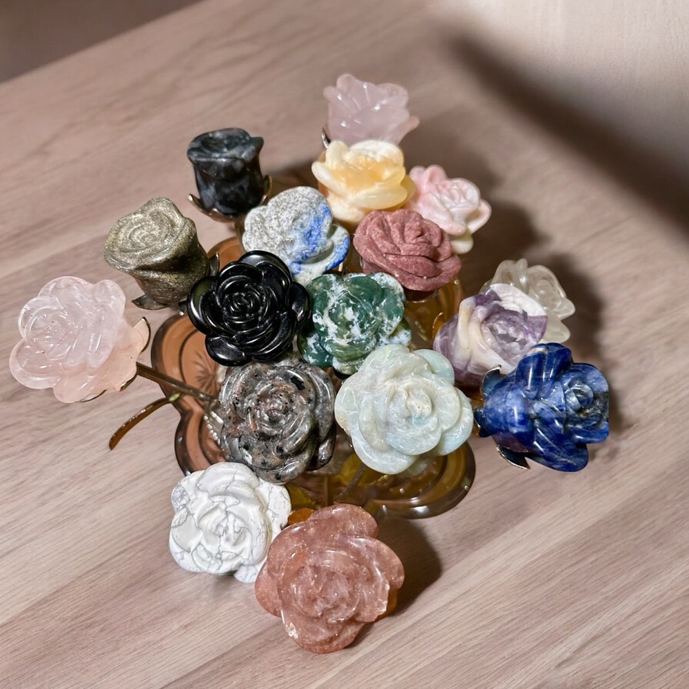 Crystal Blooming Rose- Forever Rose (one)